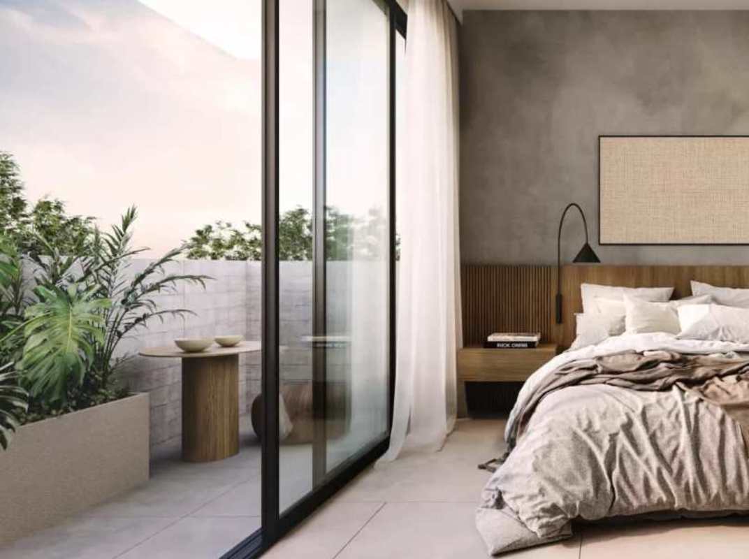 Modern open-concept living room with city views in PH Cangrejo 360 Panama