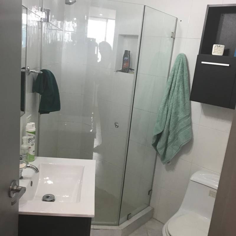 Private high-rise balcony overlooking Panama City skyline at PH Luxor 200 El Cangrejo