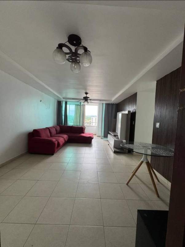 Modern bathroom with tiled walls, glass shower enclosure at PH Golden Boulevard El Dorado Panama