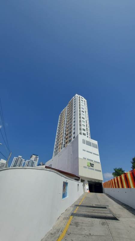 Infinity rooftop pool with sun deck and skyline view Carrasquilla Tower Panama