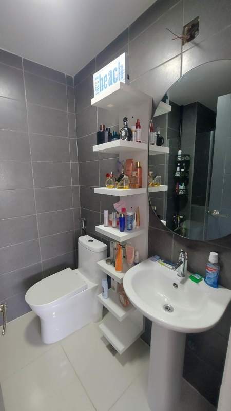 Pet recreation area with dog obstacles and pool in Panama condo rooftop