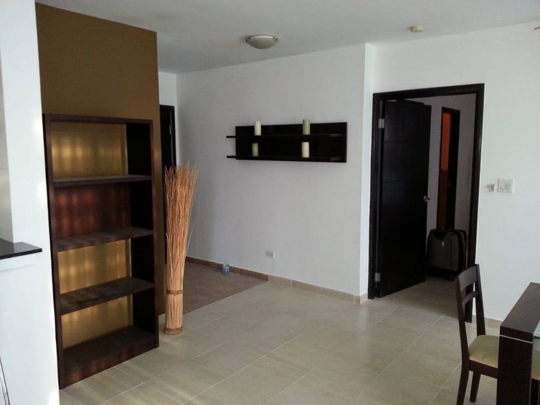 Spacious balcony with ocean and city views PH Bayfront Tower Panama