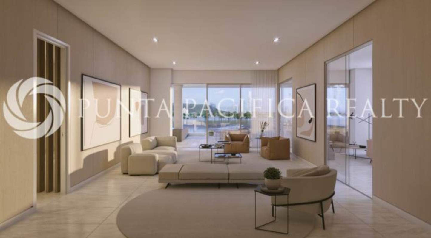 Private marina with yachts in luxury waterfront community Ocean Reef Panama City