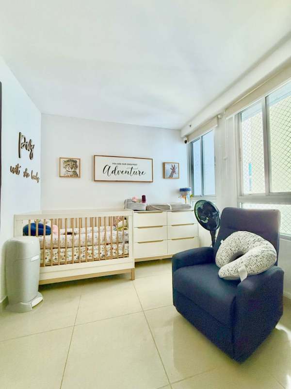 Spacious second bedroom convertible to 3rd room PH Coral Tower Carrasquilla Panama