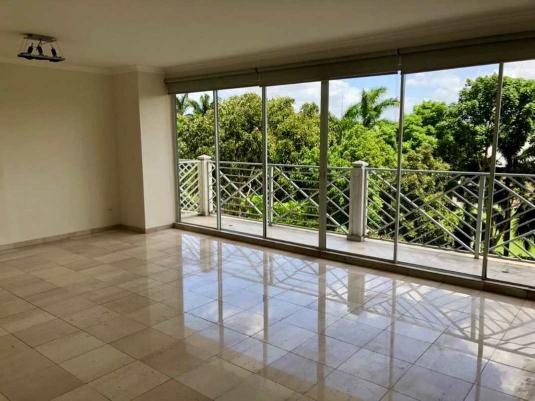 Spacious hallway with tile flooring and recessed lighting in PH Vistanova El Cangrejo Panama