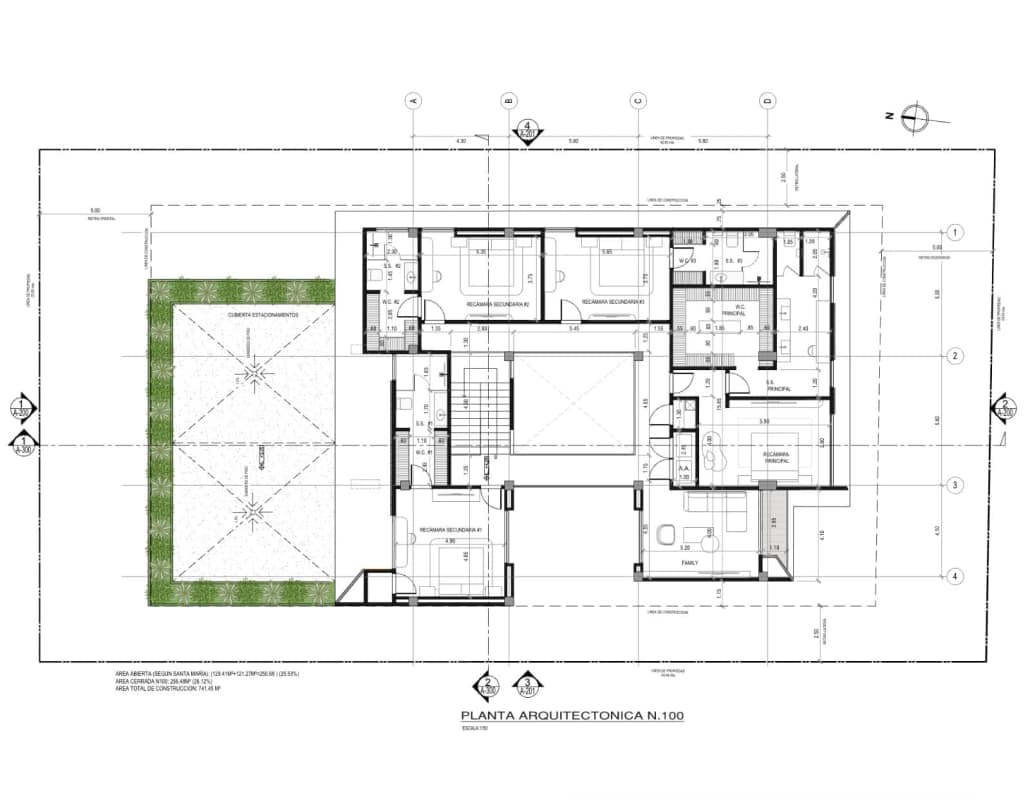 Spacious modern living dining room wood ceiling natural light tropical home Santa Maria Panama