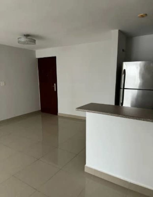Apartment kitchen with granite countertop, stainless appliances in PH Central Park 12 de Octubre Panama