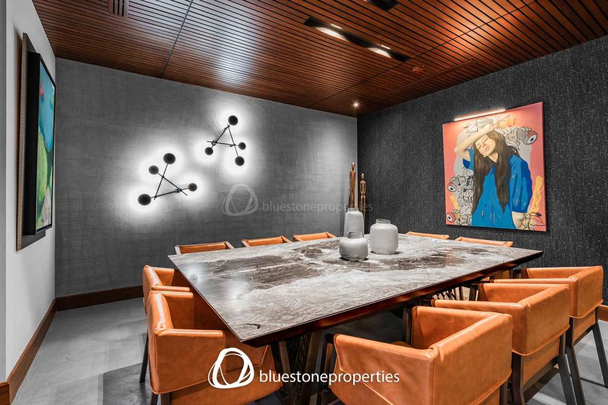 Spacious kitchen quartz counters stainless built-in appliances terrace view Santa Maria Panama