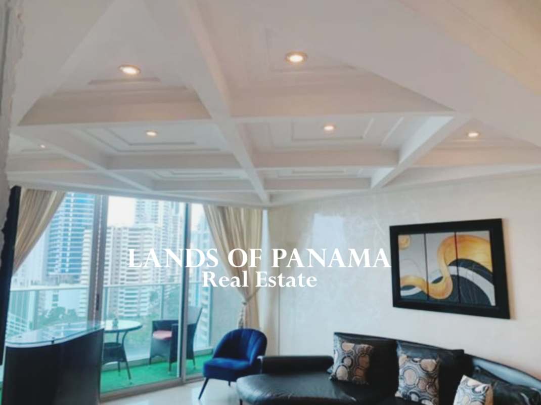 Luxury bedroom with ocean views in furnished apartment PH Pacific Sea Panama