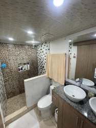 Contemporary bathroom glass shower sink in Quintas del Pacífico La Chorrera