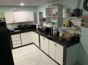 Exterior of single-family house with iron gate, covered terrace in Villa Zaita Panama