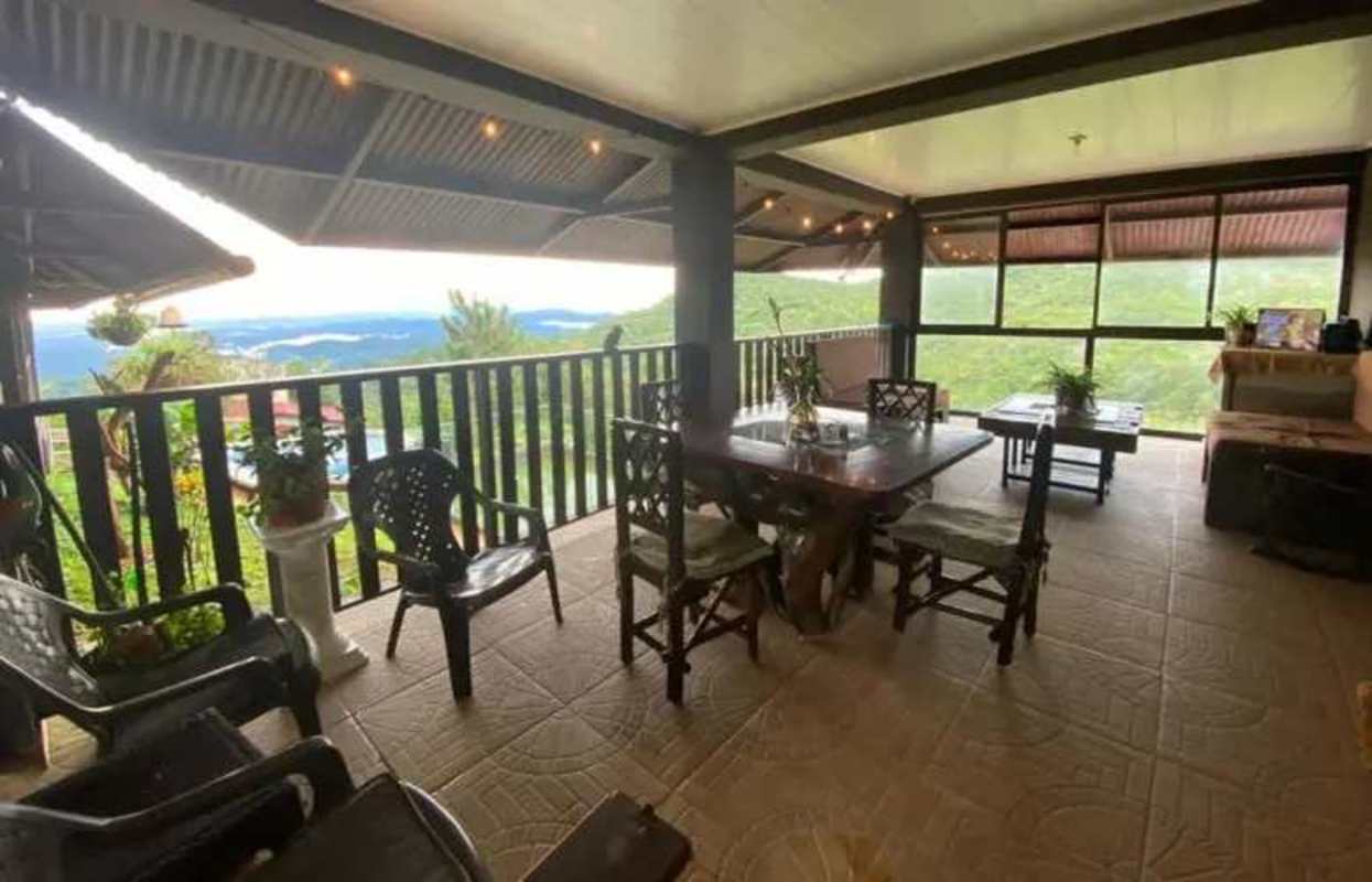 Zipline and climbing rope course in lush forest at Cerro Azul Eco Lodge Panama