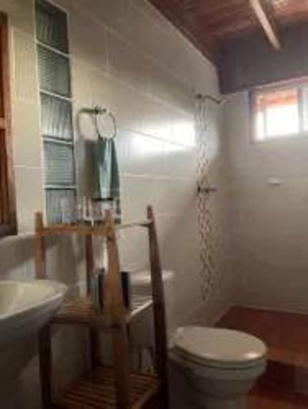 Wooden deck scenic overlook lush forest Los Altos de Cerro Azul Panama