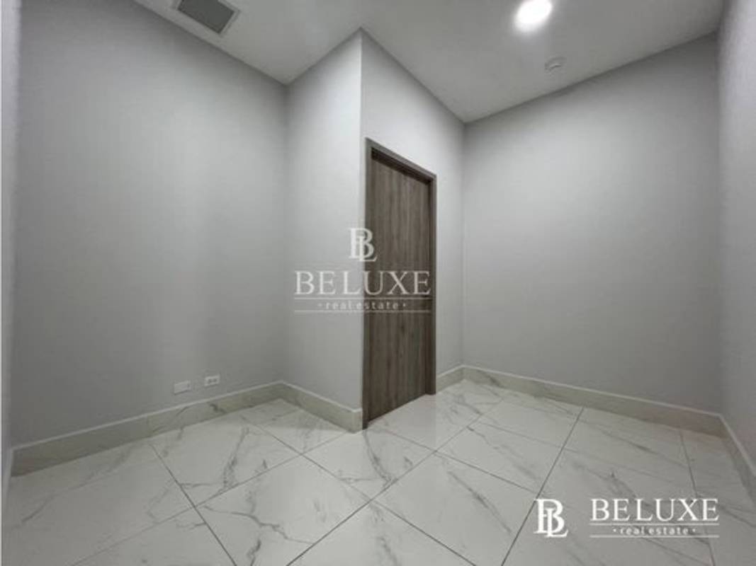 Office reception and clean waiting lounge with bright lighting Costa del Este Town Center Panama