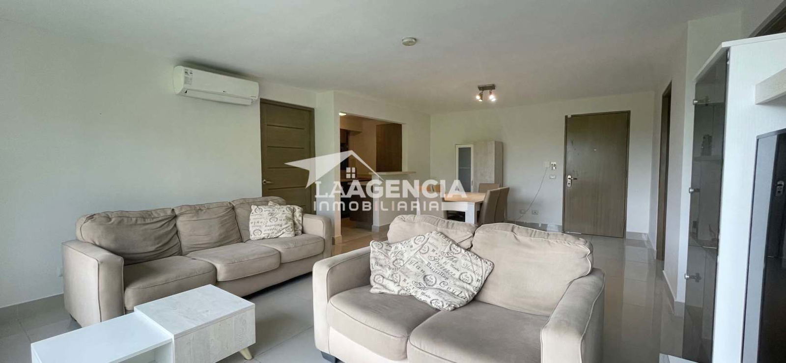 Open plan living dining with access to terrace Clayton Hill Residences Panama