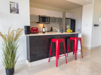 Rooftop infinity pool overlooking Pacific Ocean Casa Bonita Playa Bonita