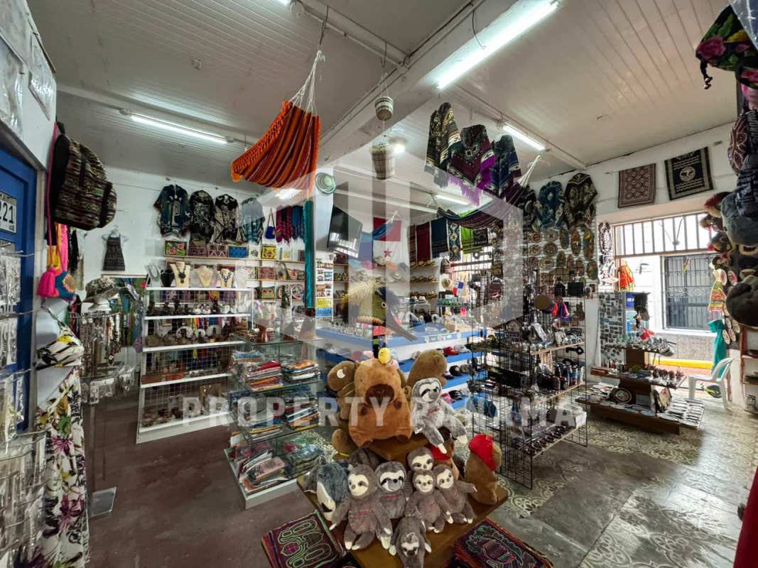 Retail artisan store interior decorated with traditional crafts Casco Viejo