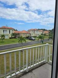 Spacious living room with vaulted ceilings, large sliding doors, exposed beams Royal Decameron Rio Hato