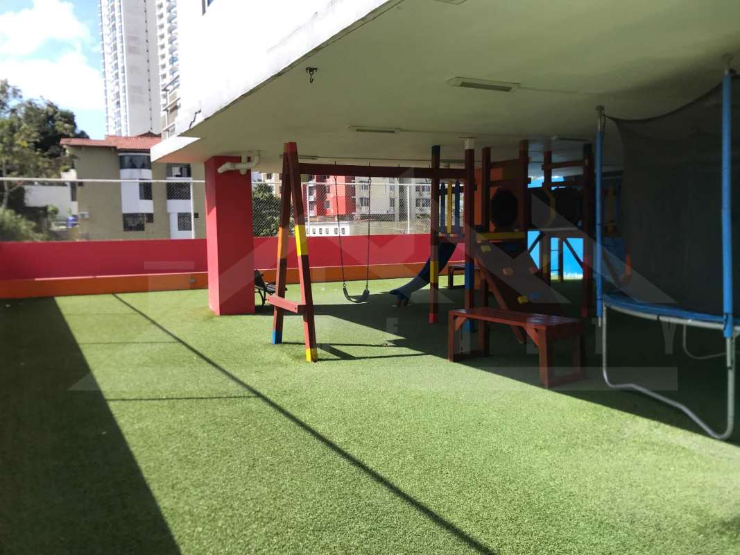 Children's outdoor playground and recreation area at PH Villa de las Fuentes Panama
