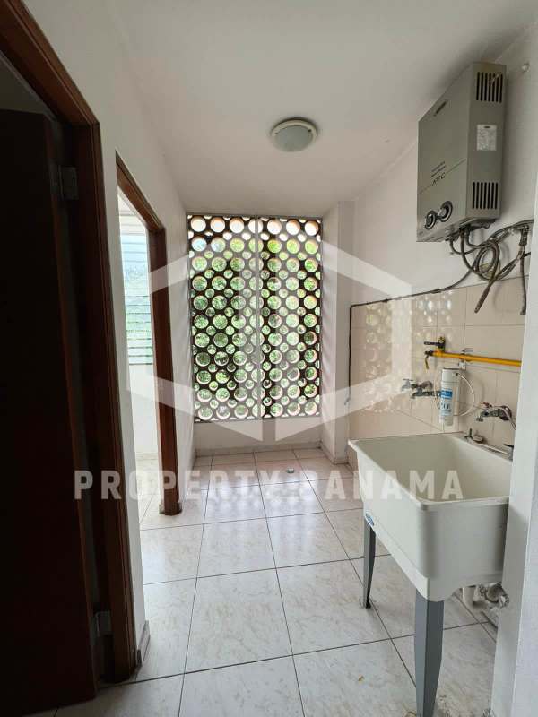 Laundry space with utility sink water heater ventilation PH Deveaux San Francisco Panama