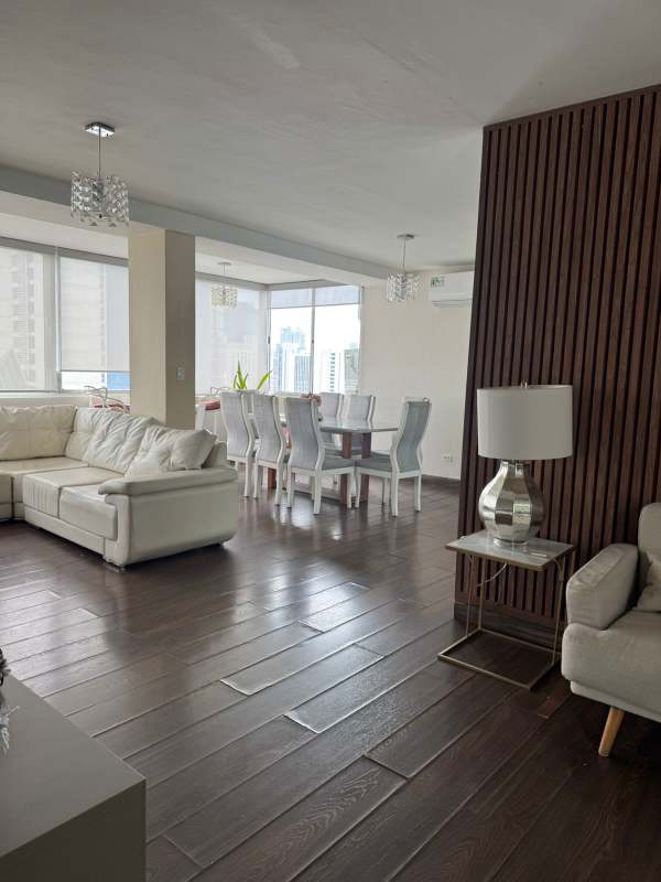 Spacious modern walk-in closet with shelving PH Paitilla Tower Panama