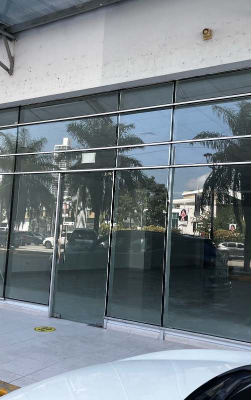 Utility and storage corner with doors in commercial unit at Pacific Salud Tower Punta Pacifica Panama