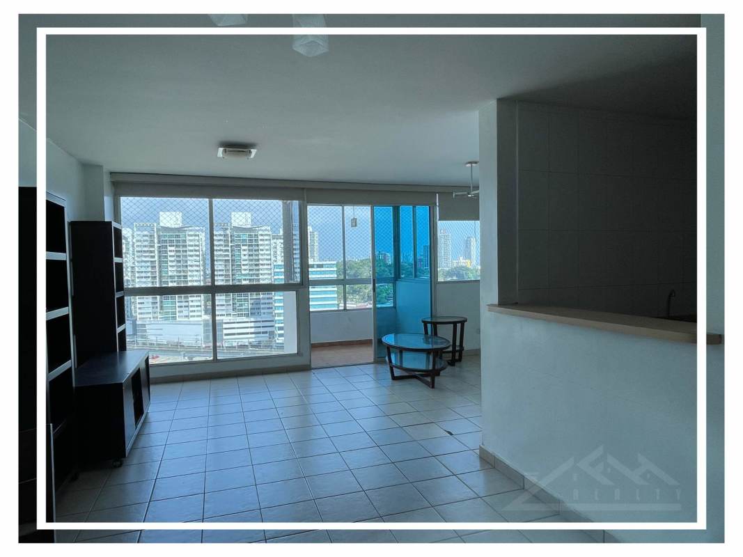 Traditional kitchen with cabinets, gas stove, fridge in PH Betania Towers Betania Panama