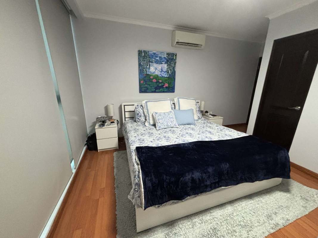 Living area with panoramic city skyline views in Punta Pacifica PH Pacific Point Panama City