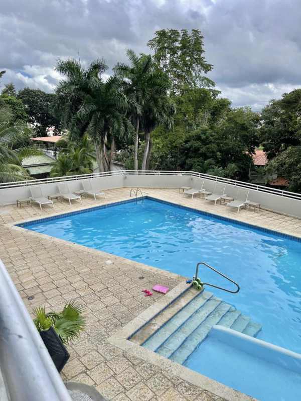 Fitness gym with equipment in PH La Cresta residential tower Panama City