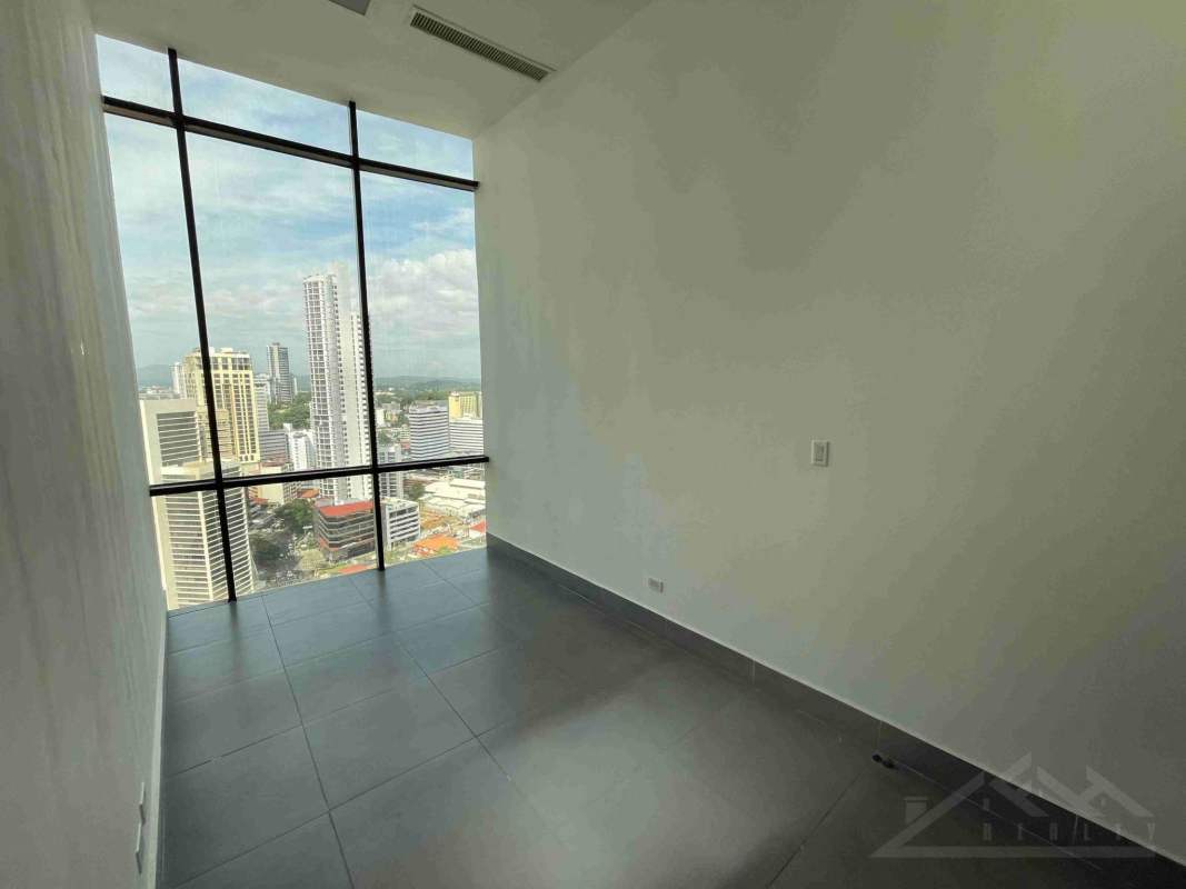 Executive private offices enclosed with glass partitions PH BICSA Tower Obarrio