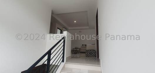 Bright bedroom with windows closet space modern design duplex Costa Verde Panama