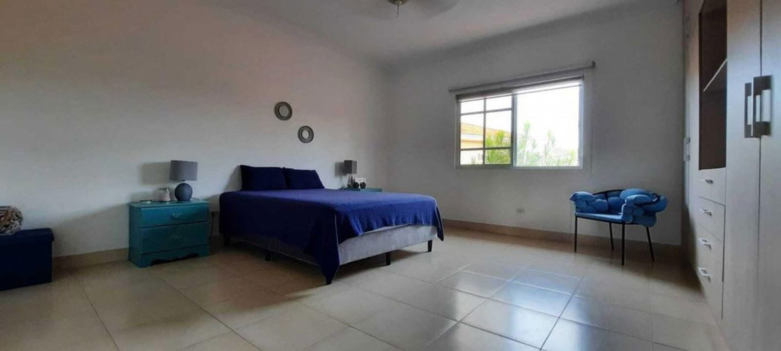 Spacious master suite with walk-in closets and Roman bath Costa del Este villa rental Panama