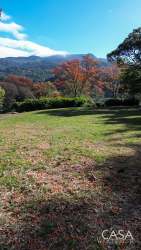 Lush open land with scenic mountain backdrop in central Boquete Panama for sale