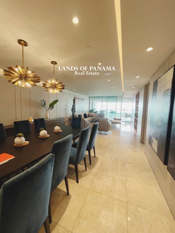 Spacious kitchen with granite countertops and stainless appliances at PH Costanera Panama City