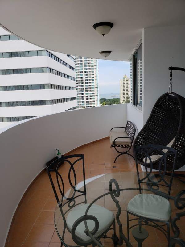 Modern bathroom with glass shower enclosure and vanity at PH Joy San Francisco Panama