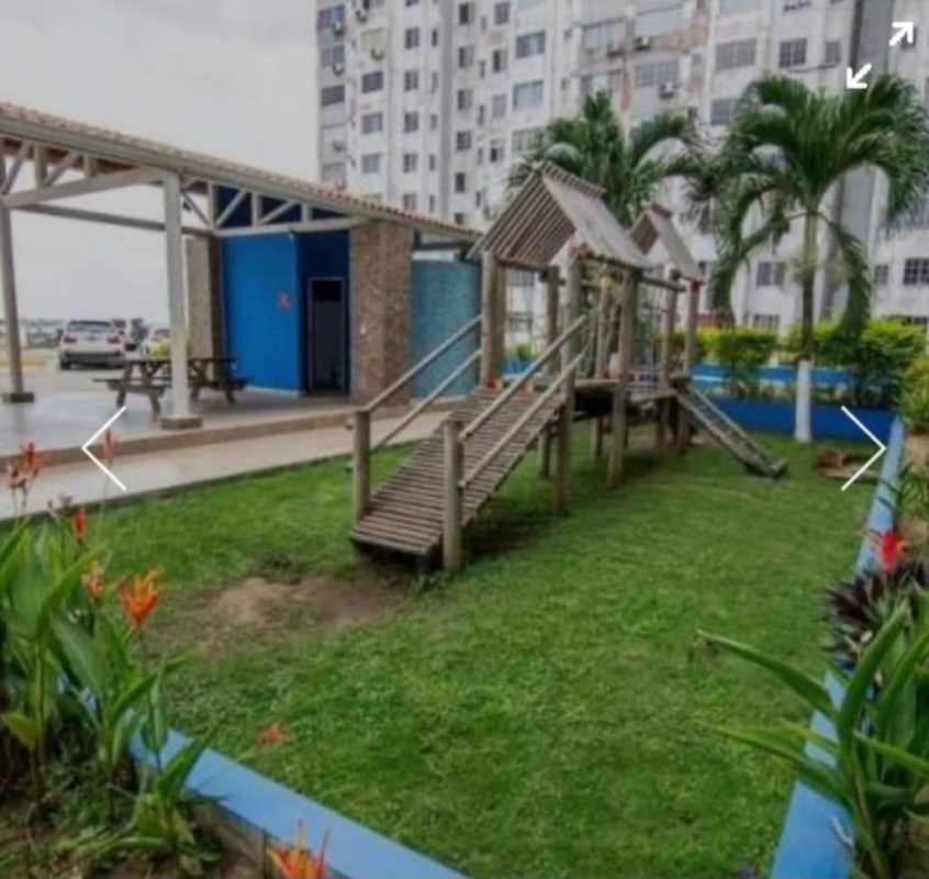 Outdoor garden and children's playground with seating at PH Mystic Hills El Crisol Panama