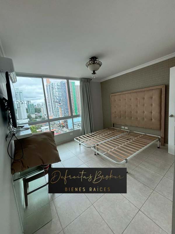 Traditional bathroom granite counters and glass shower PH Emporium Tower Panama City