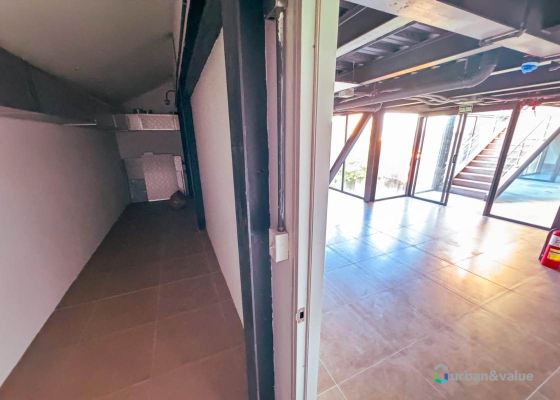 Interior space with exposed piping modern industrial look Casco Viejo Panama