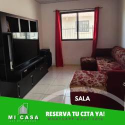 Bedroom with bed window tile flooring Residencial Miraflores Penonomé