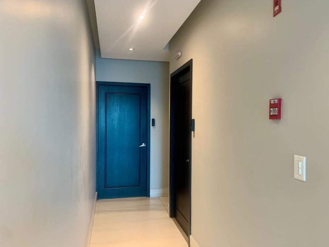 Condomini company logo for Plaza Morica modern commercial office project Panama City