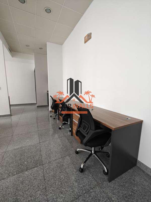 Office workspace with recessed lighting and granite floors in PH Bicsa Financial Center Panama City
