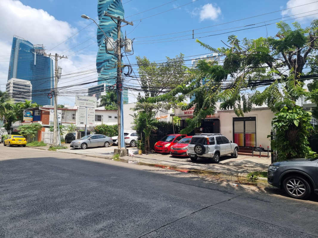 City skyline with modern towers near financial district property for sale in Panama City