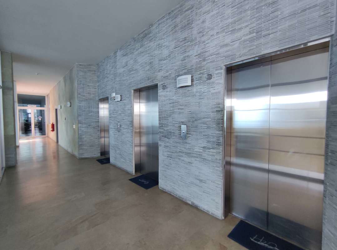 Renovated lobby with stylish reception at PH H2O Condominium Panama City