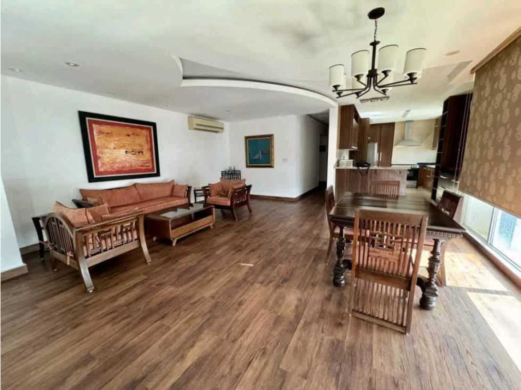 Spacious dining room with Pacific Ocean view at PH Costa Pacifica Panama City