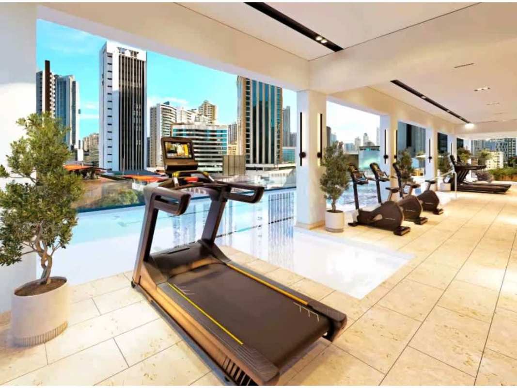 Lobby area with modern design at Walker Wellness Center Marbella Panama