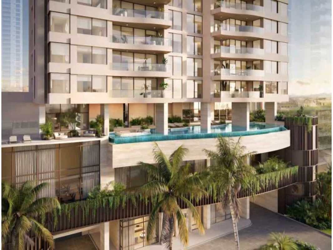 Luxury high-rise PH Tagua tower in Costa del Este with infinity pool and modern architecture