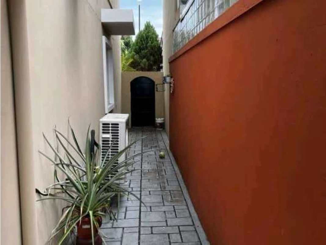 Private garden with artificial grass planters and patio area Castel Novo Panama