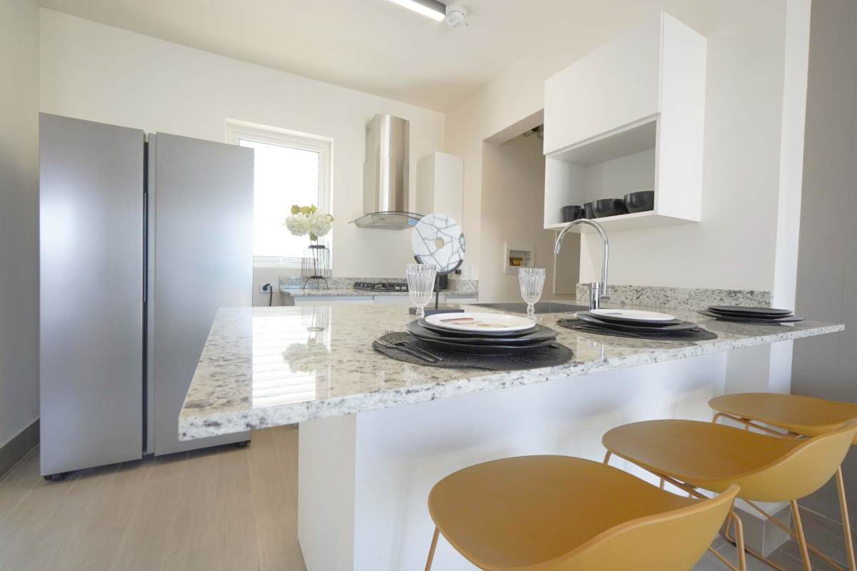 Modern living area with terrace and beach views Playa Caracol Panama