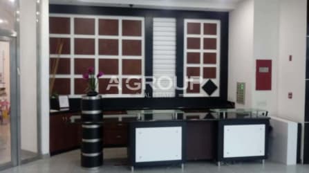 Open plan modern office workspace inside commercial tower Colón Panama