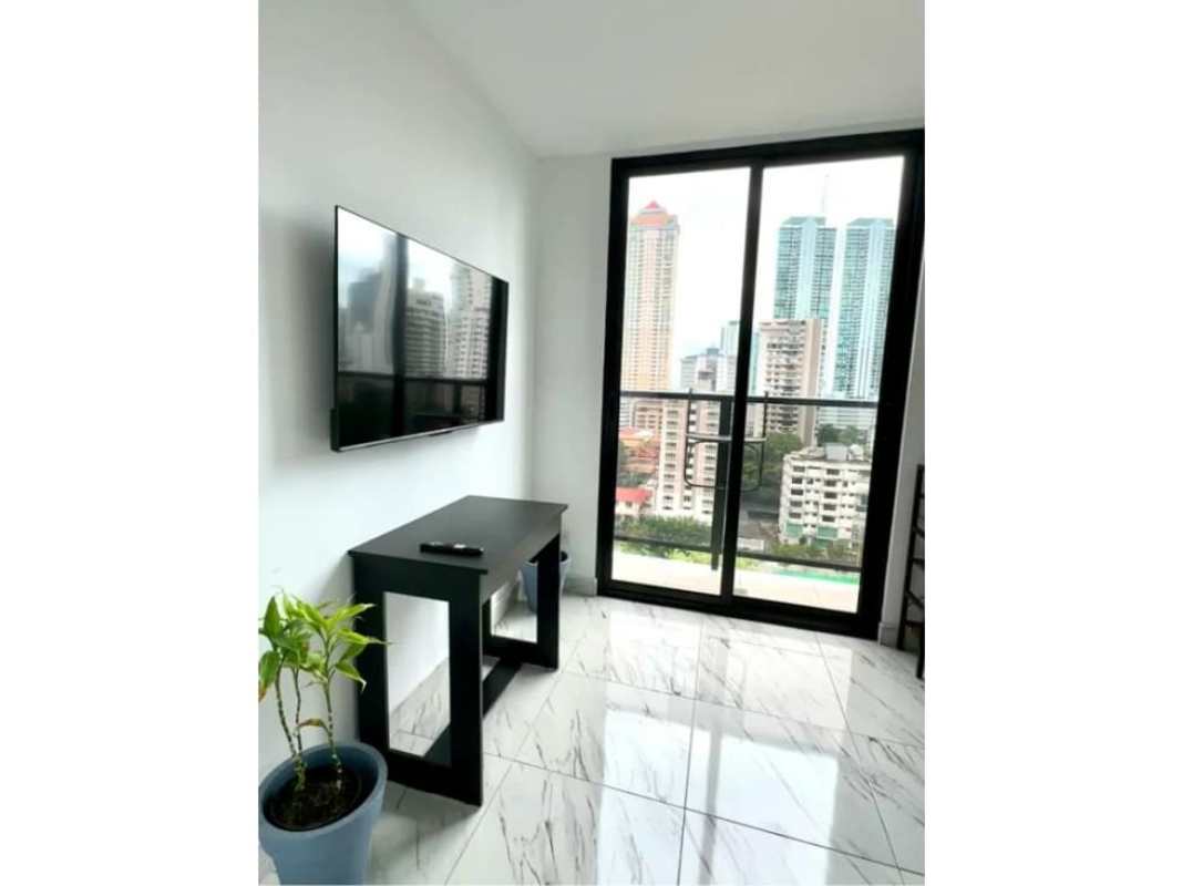 Elegant lobby and business lounge space in PH The Gray Panama City Bella Vista